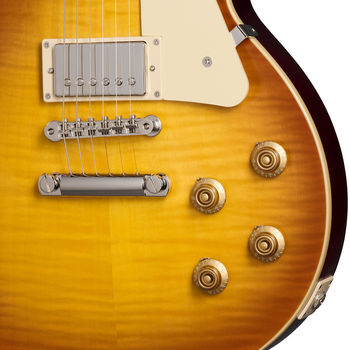 Epiphone Guitarra Electrica Epiphone 1959 Les Paul Standard Iced Tea detalle | Armonía Musical México