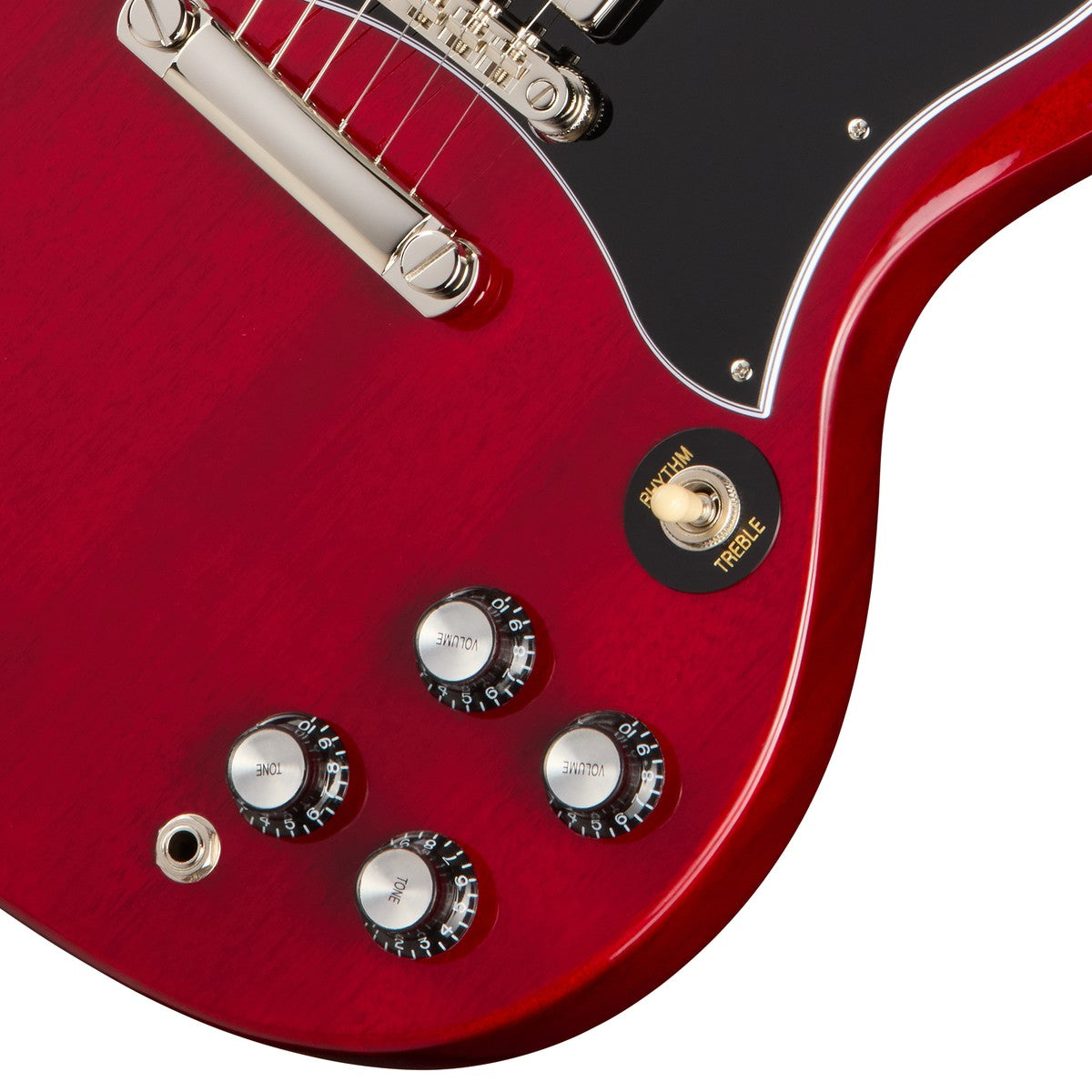 Epiphone Epiphone Guitarra Eléctrica Epiphone SG Standard detalle puente | Armonía Musical México