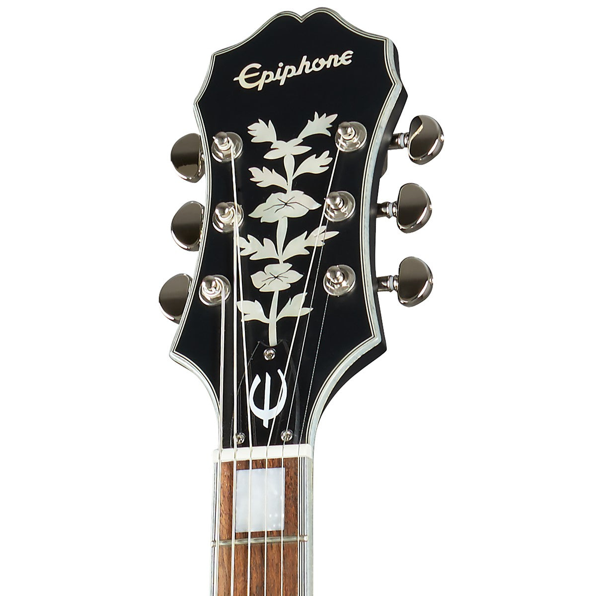 Epiphone Guitarra Electrica Epiphone Emperor Swingster Black Aged Gloss detalle | Armonía Musical México