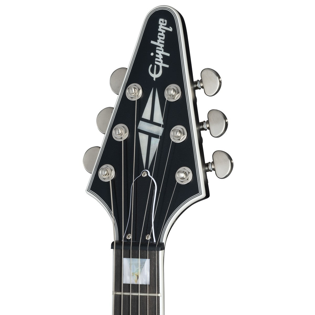 Epiphone Epiphone Guitarra Eléctrica Epiphone Flying V prophecy Negra detalle puente | Armonía Musical México