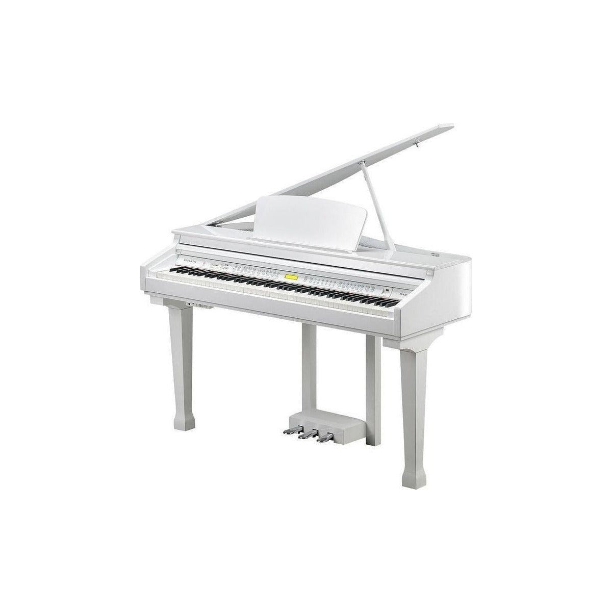 Kurzweil Piano de Cola Kurzweil KAG100 Acabado Negro Brillante detalle | Armonía Musical México