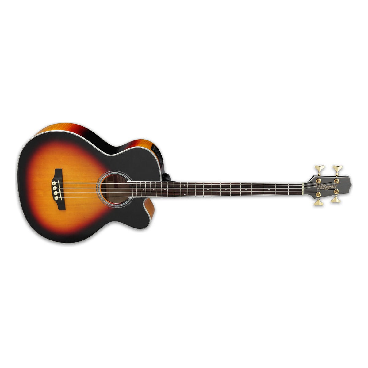 Takamine Guitars Bajo Electroacústico Takamine GB72CE BSB Sunburst vista 7 | Armonía Musical México