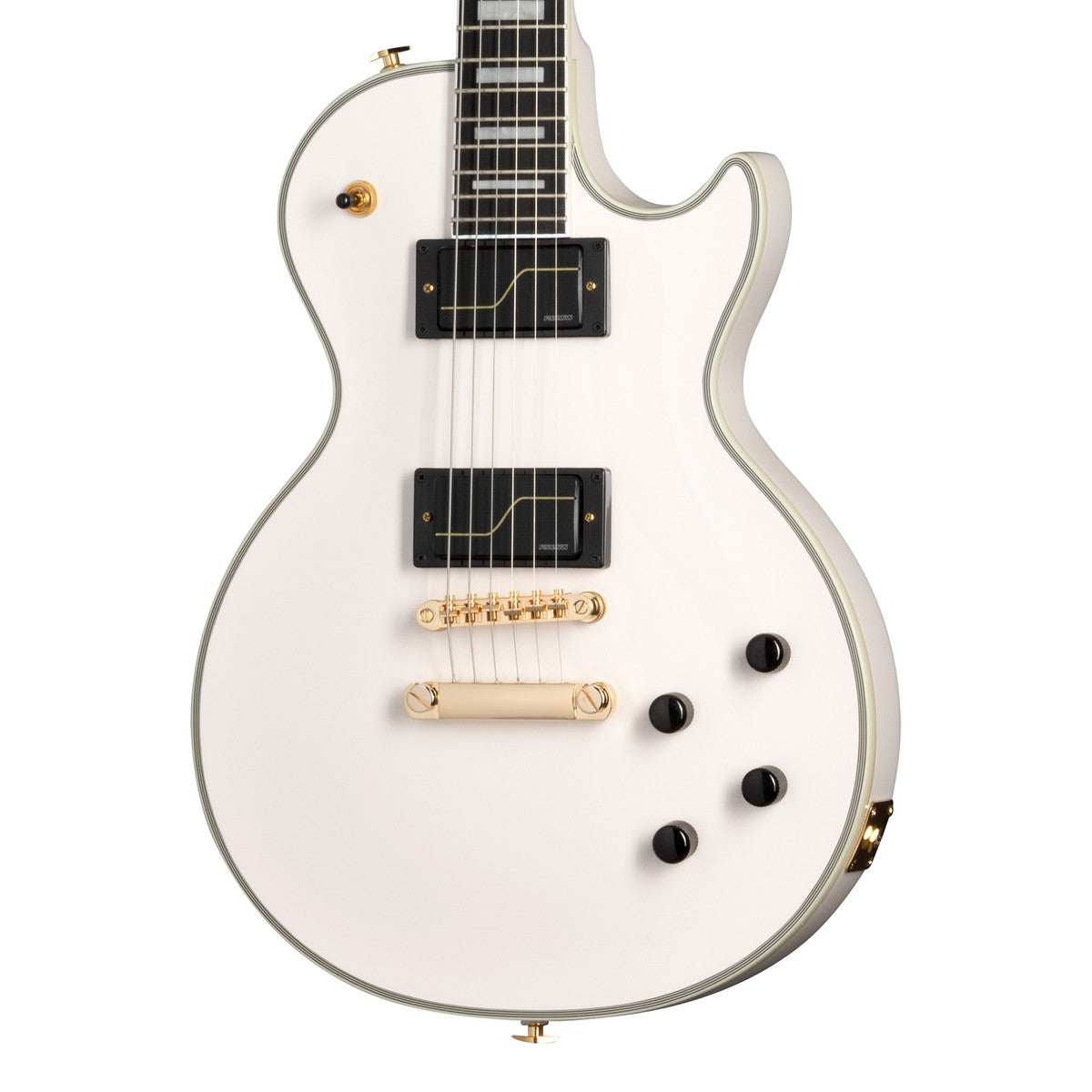 Epiphone Epiphone Guitarra Eléctrica Epiphone Matt Heafy Les Paul Custom Origins White y Case producto | Armonía Musical Méxi