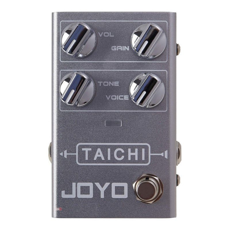 Pedal De Efectos Overdrive R-02 Para Guitarra Joyo Taichi Color Plateado