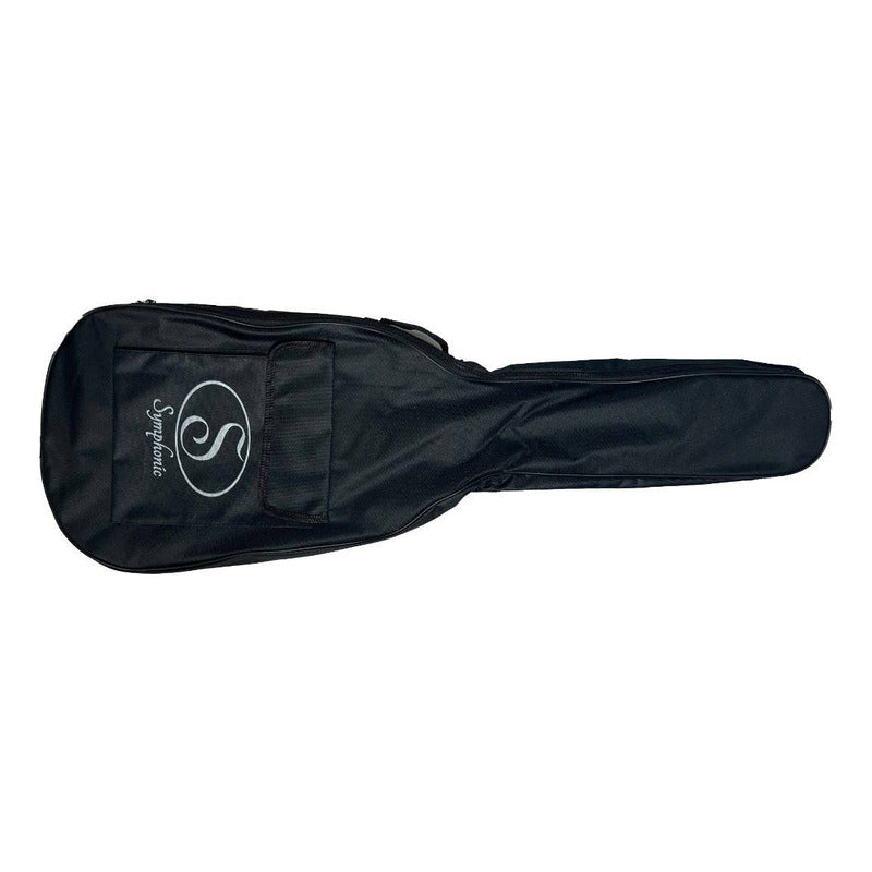 Guitarra Eléctrica Symphonic Ct-a Bk Con Funda Diestro Negro Palisandro