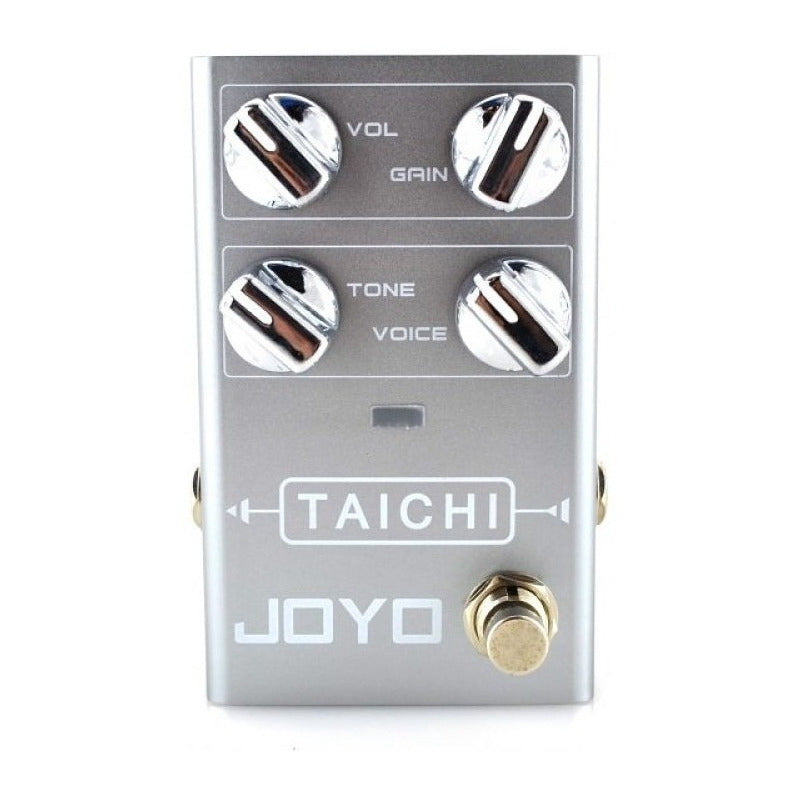 Pedal De Efectos Overdrive R-02 Para Guitarra Joyo Taichi Color Plateado