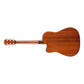 Guitarra Acústica Fender Classic Design Cd-60s All-mahogany 097-0110-022 Para Diestros Natural Palo De Rosa Brillante
