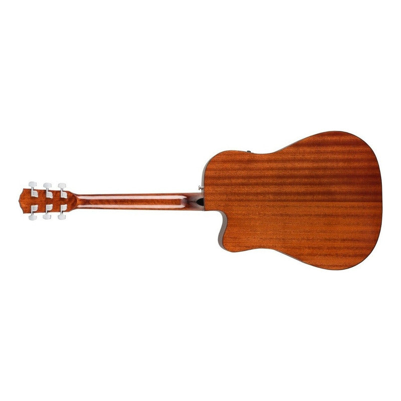 Guitarra Acústica Fender Classic Design Cd-60s All-mahogany 097-0110-022 Para Diestros Natural Palo De Rosa Brillante