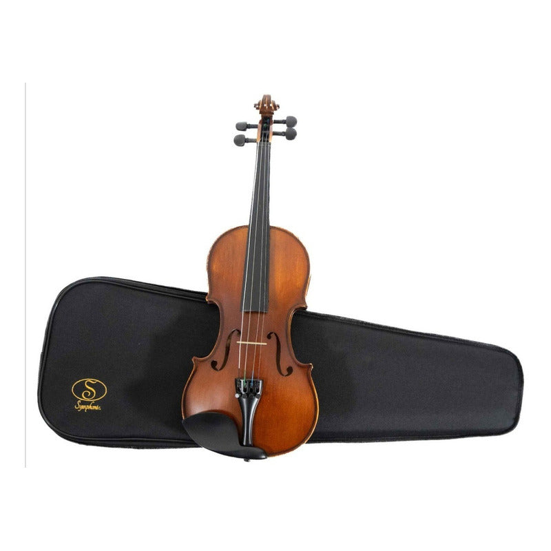 Violin Symphonic 1/2 - V-99g - Estuche Y Accesorios Color Ebanizado