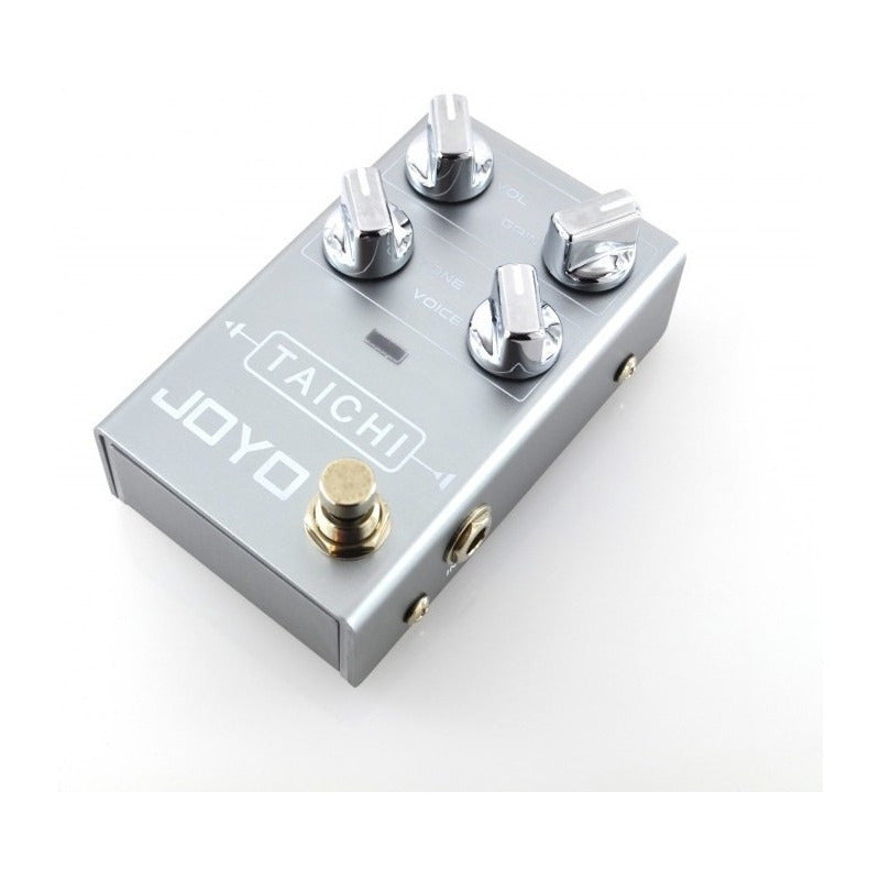 Pedal De Efectos Overdrive R-02 Para Guitarra Joyo Taichi Color Plateado