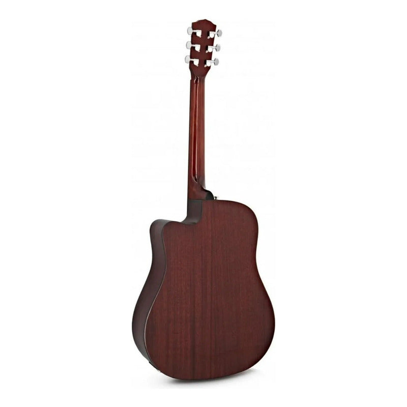 Guitarra Electroacustica Fender Cd-60sce Mahogany Color Natural Orientación De La Mano Derecha