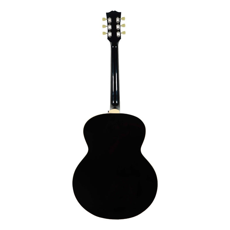 Guitarra Acústica Symphonic Ed49-bk Premium Jumbo Negra