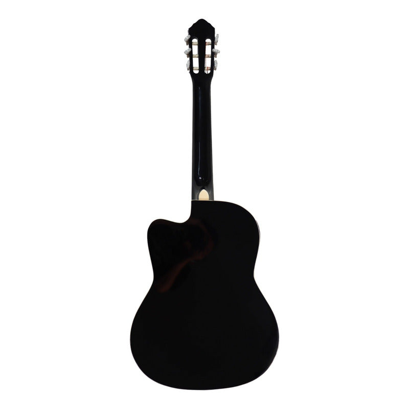 Guitarra Acústica Symphonic Ec3920c Bk Negra Con Recorte