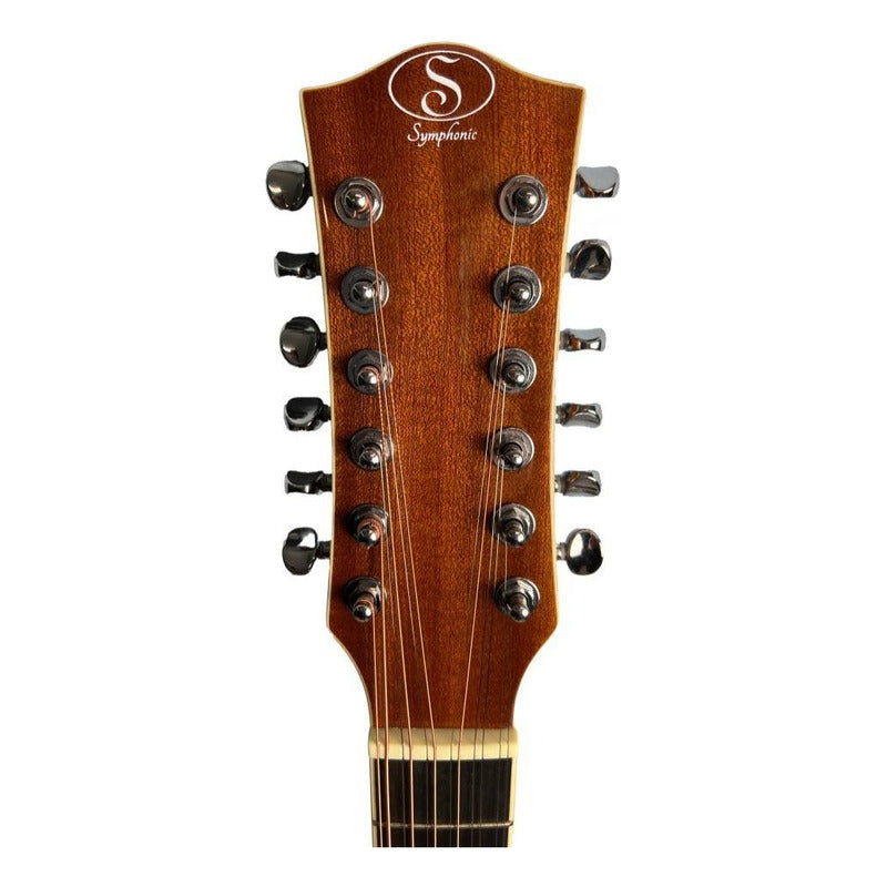Guitarra Electro Acústica Symphonic J-20ce Sb 12 Cuerdas Sunburst Diestro Palisandro