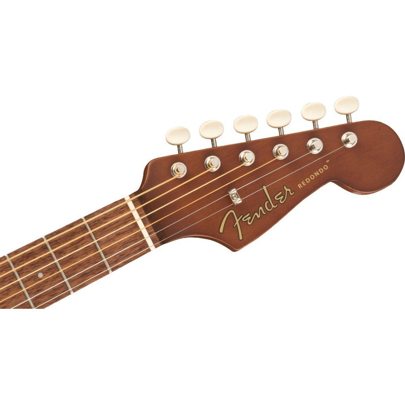 Guitarra Fender Acustica Redondo Mini Con Funda 3/4 Msi Color Sunburst