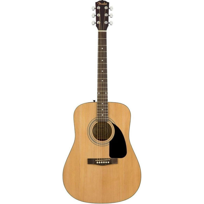 Guitarra Acústica Fender Dreadnought Fa-115 Para Diestros Natural Brillante