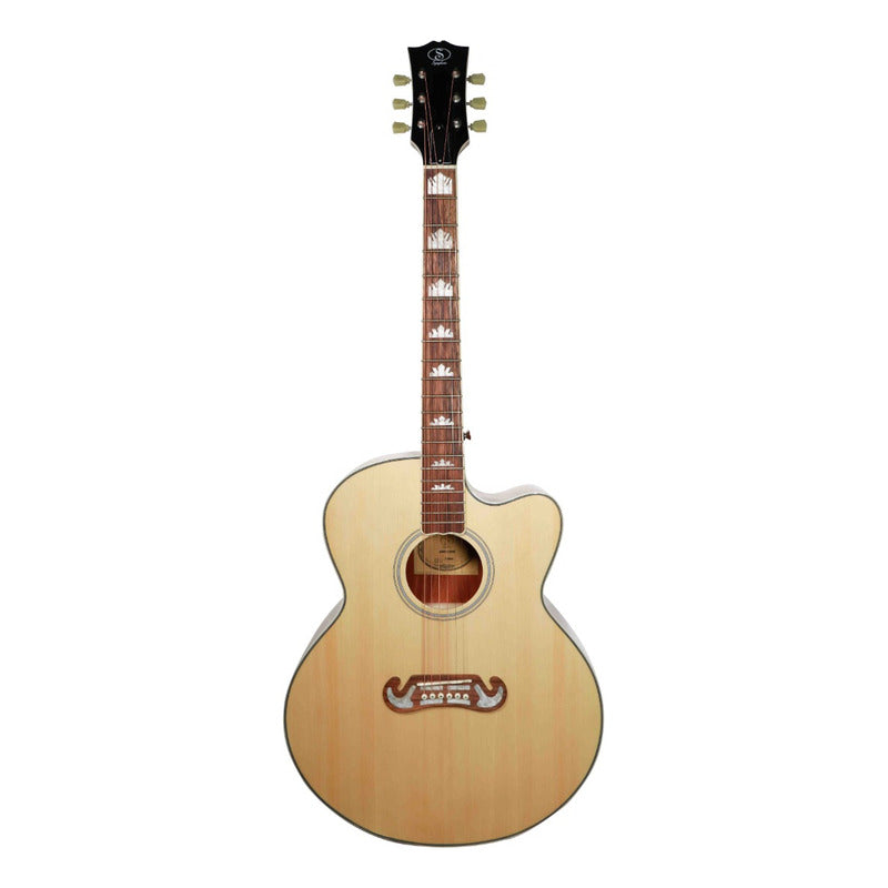 Guitarra Acústica Symphonic Ed49c-n Natural 42