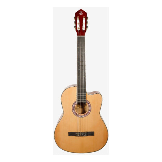 Guitarra Acústica Symphonic Ec3920c Natural Con Recorte