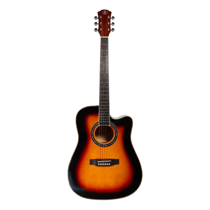 Guitarra Acústica Symphonic Ed14sb Premium 41  sunburst