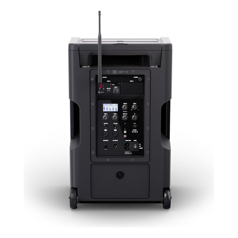 Bocina Portátil Ld Systems Anny 10 Con Bateria Y Microfono Negro