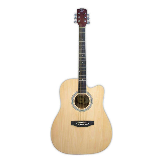 Guitarra Acústica Symphonic Ed11 N 41 Natural Premium Material Del Diapasón Palisandro Orientación De La Mano Diestro