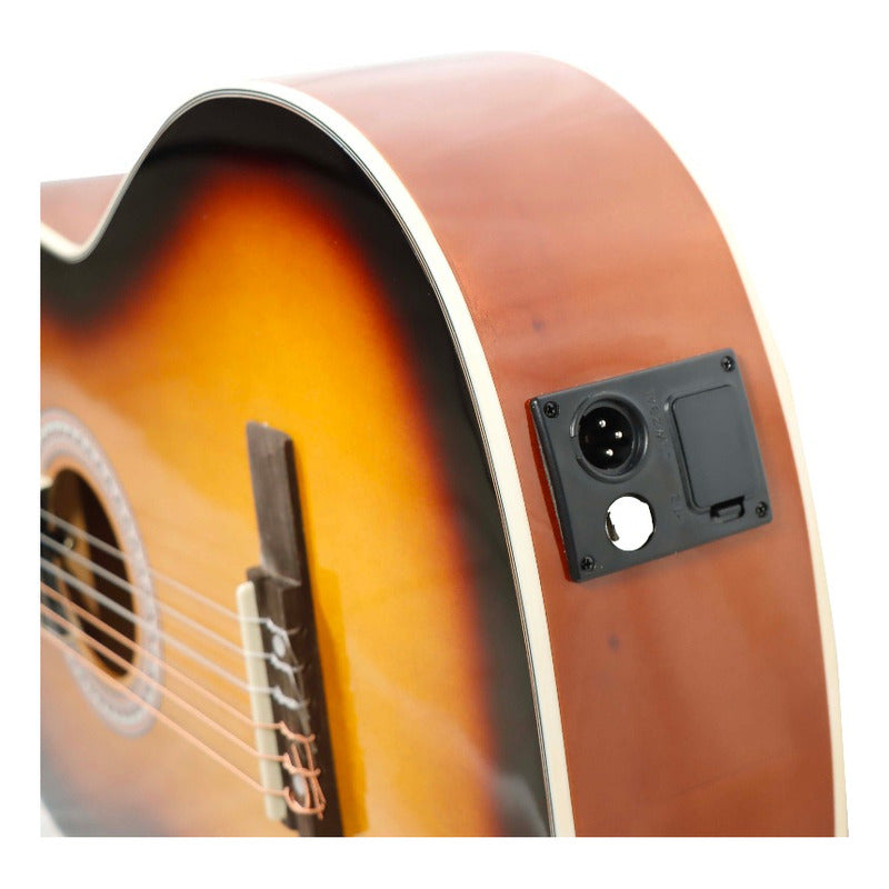 Guitarra Electroacústica Symphonic Ec3920ce-sb  Sunburst Diestro Sunburst Palisandro