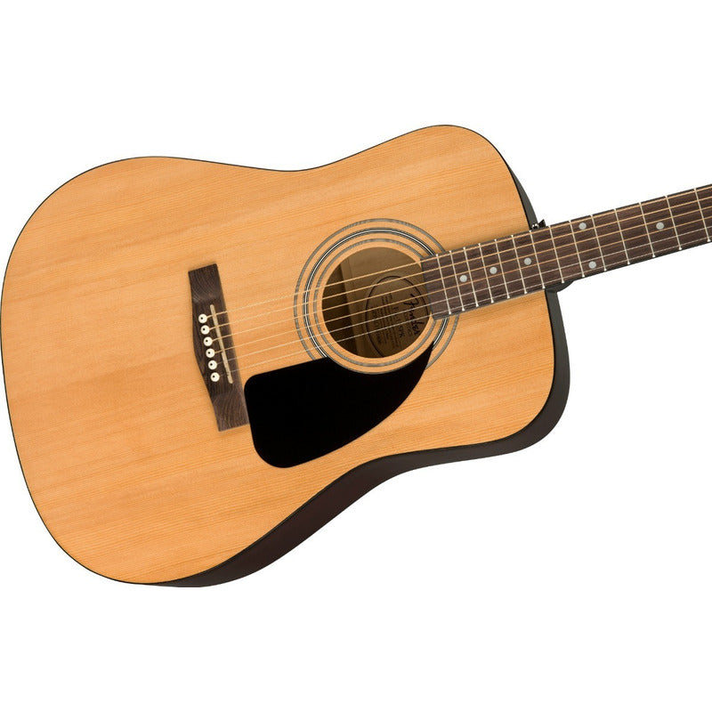 Guitarra Acústica Fender Dreadnought Fa-115 Para Diestros Natural Brillante