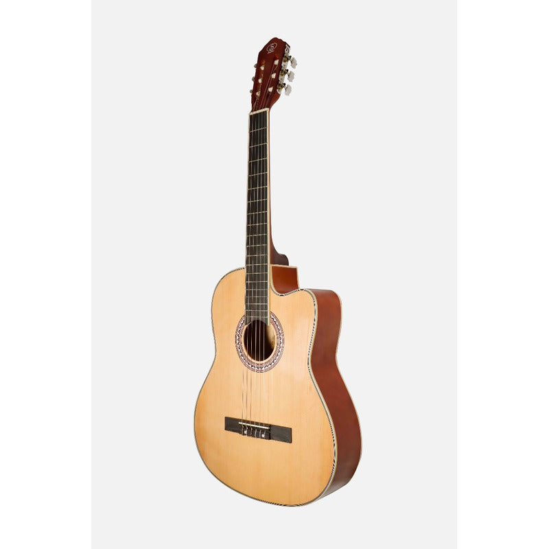 Guitarra Acústica Symphonic Ec3920c Natural Con Recorte