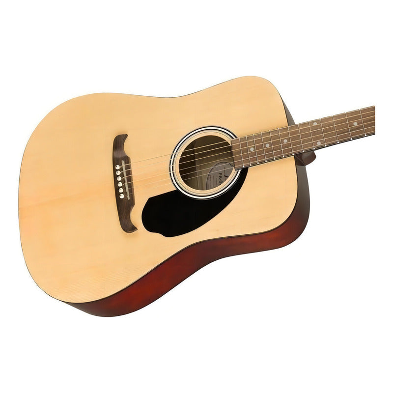 Guitarra Acústica Fender Fa-125 Para Diestros Natural Brillante