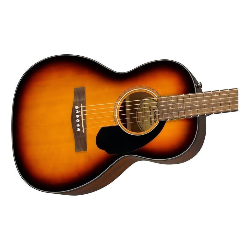 Guitarra Acústica Fender Classic Design Cp-60s Para Diestros Three-tone Sunburst Brillante