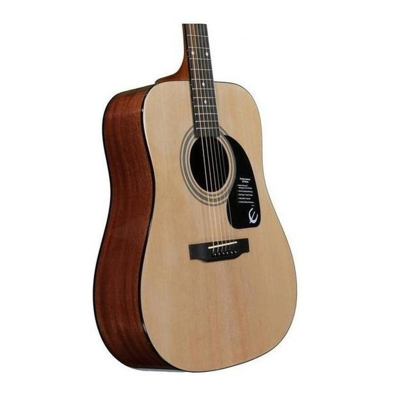 Guitarra Acústica EpiPhone Dr-100 Natural Brillante Paquete