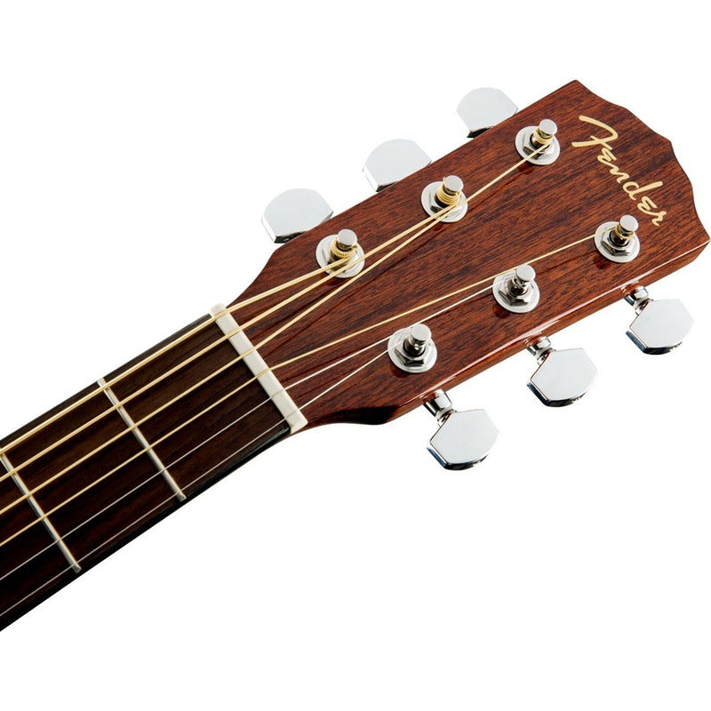 Guitarra Acústica Fender Classic Design Cd-60s All-mahogany 097-0110-022 Para Diestros Natural Palo De Rosa Brillante