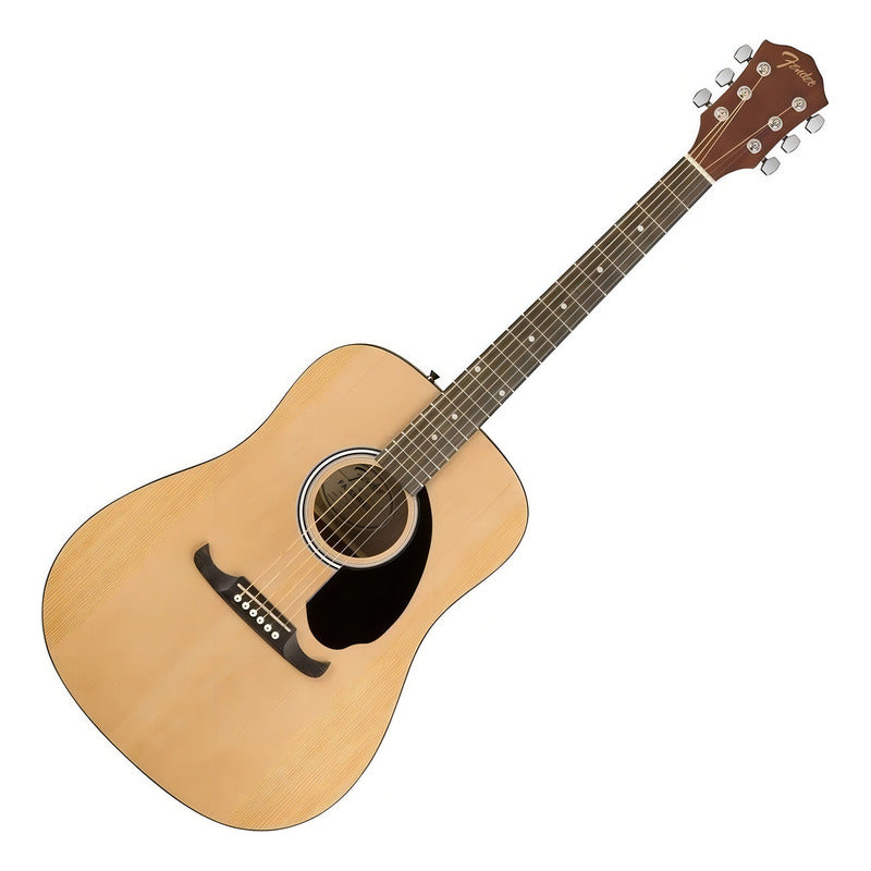 Guitarra Acústica Fender Fa-125 Para Diestros Natural Brillante