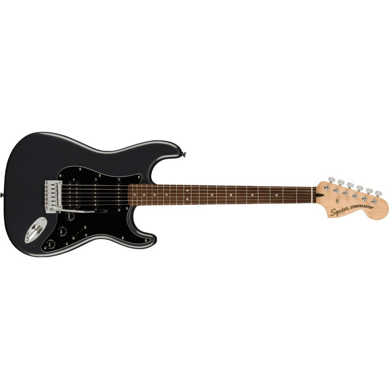 Paq De Guitarra Fender Affinity Strato Hss Charcoal Metallic