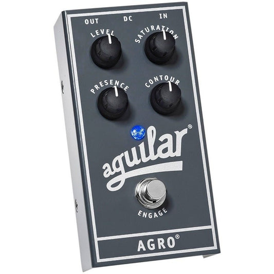 Pedal Aguilar Agro Overdrive Para Contrabajos, Color Gris