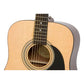 Guitarra Acústica EpiPhone Dr-100 Para Diestros Natural Rosewood Brillante