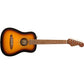 Guitarra Fender Acustica Redondo Mini Con Funda 3/4 Sunburst