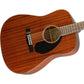 Guitarra Acústica Fender Classic Design Cd-60s All-mahogany 097-0110-022 Para Diestros Natural Palo De Rosa Brillante