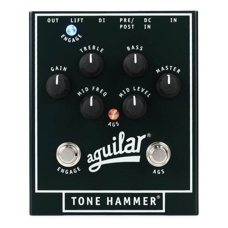 Pedal Aguilar Tone Hammer - Preamp/direct Box Color Negro