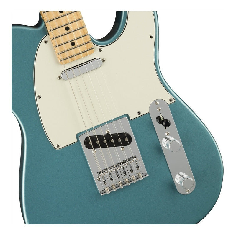 Guitarra Eléctrica Fender Player Telecaster De Aliso Tidepool Brillante Con Diapasón De Arce