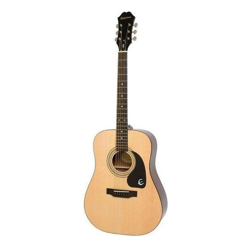 Guitarra Acústica EpiPhone Dr-100 Natural Brillante Paquete