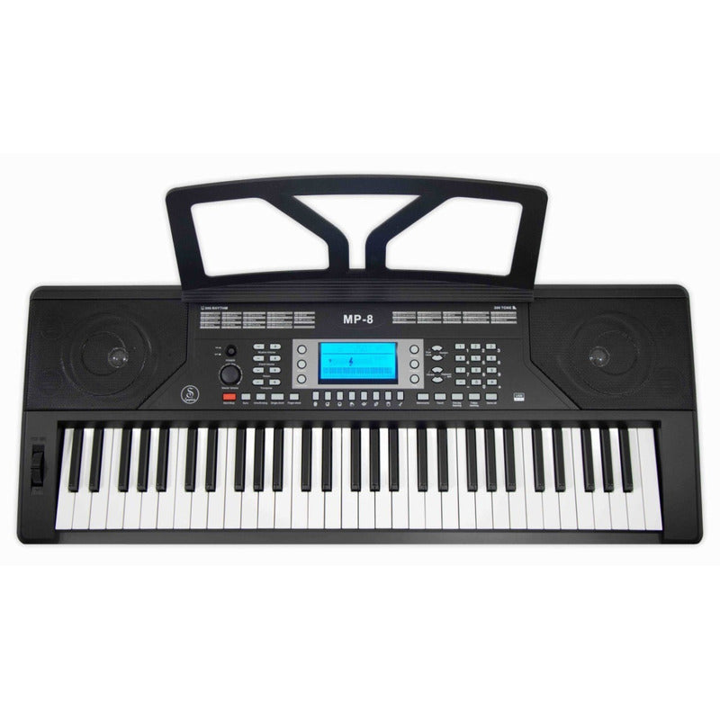 Teclado Symphonic Mp-8 Sensibilidad Al Tacto Negro