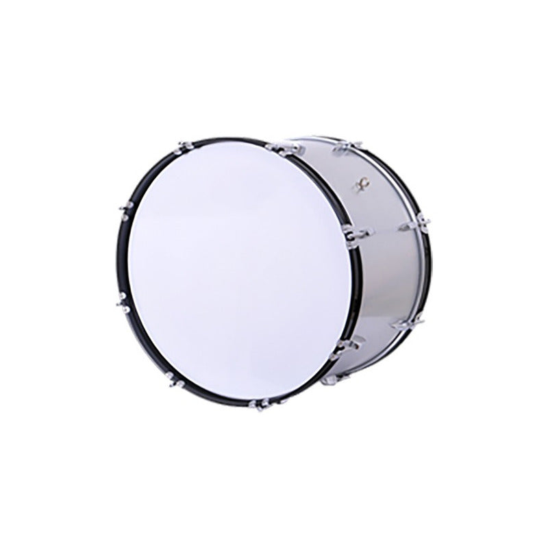 Tambora De Marcha Lm Drums Mb-2412 Wh 24x12 Blanca