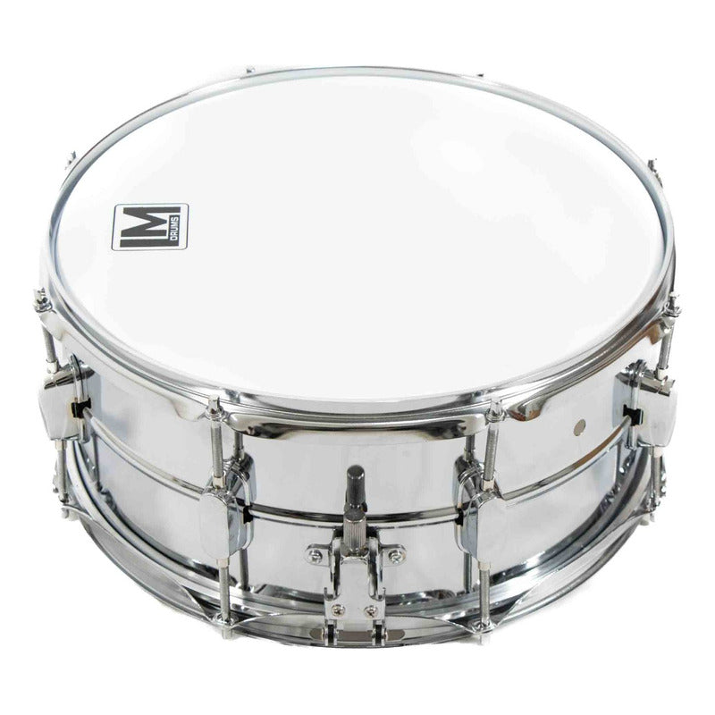 Tarola Lm Drums Dc-18 De 14x6.5, Con Atril, Baquetas, Funda