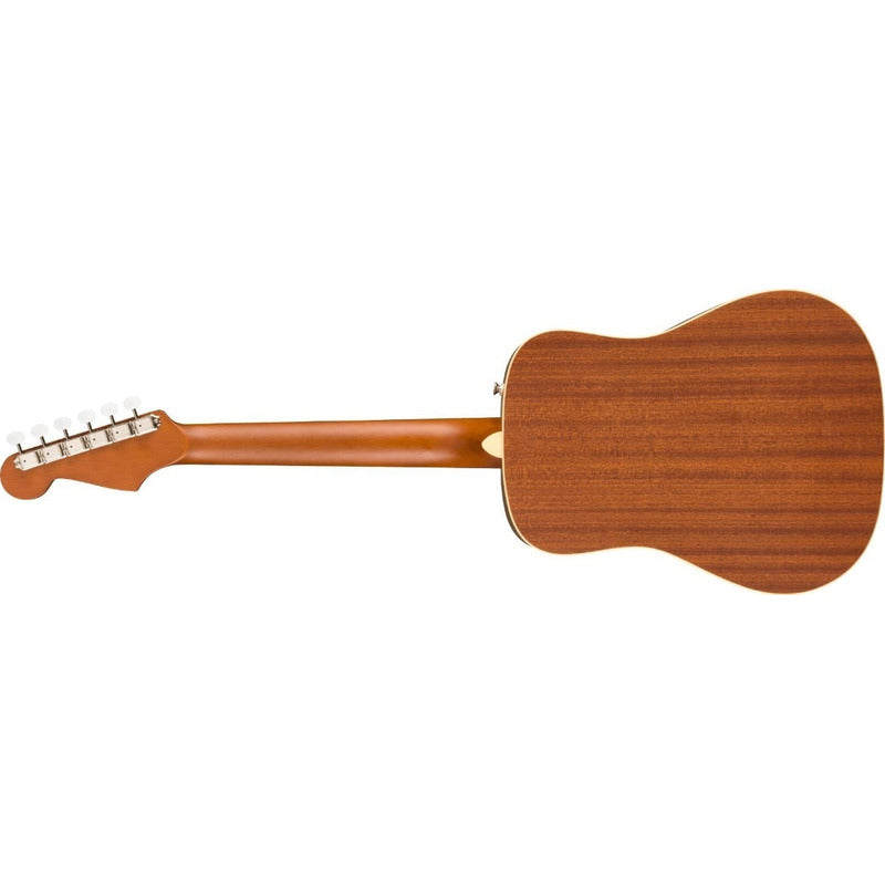 Guitarra Fender Acustica Redondo Mini Con Funda 3/4 Sunburst