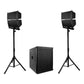 Sistema De Audio Alien Lineal X-array Subwoofer 18  X-array Negro