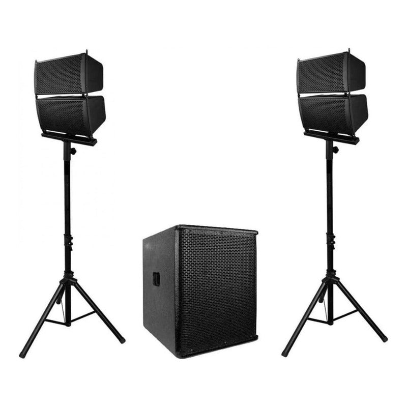 Sistema De Audio Alien Lineal X-array Subwoofer 18  X-array Negro