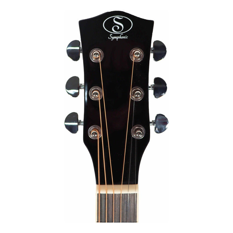 Guitarra Acústica Symphonic Ed14 Bk Negra 41