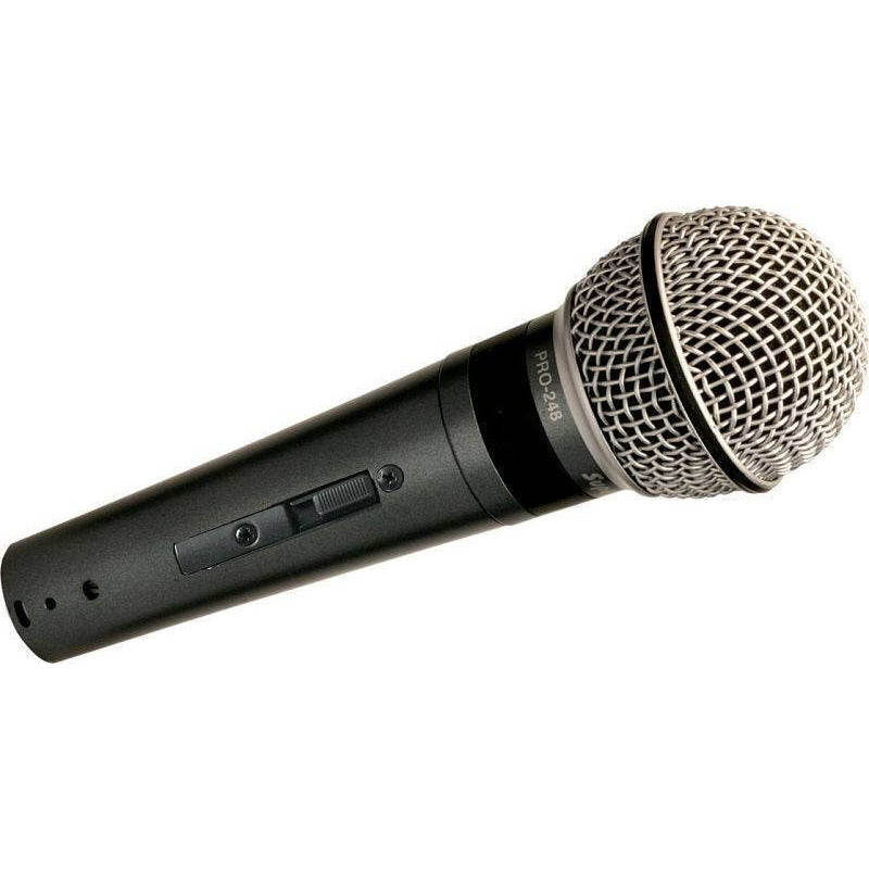 Micrófono Dinámico Superlux Pro-248s Para Voz C/switch Negro