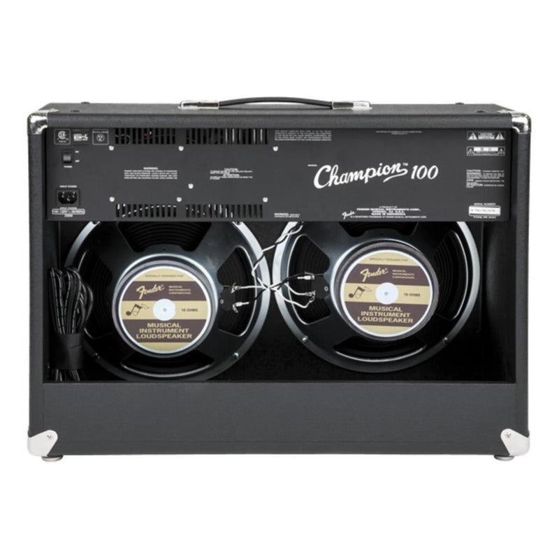 Fender Champion Series 100  100w Color Negro/plata 120v